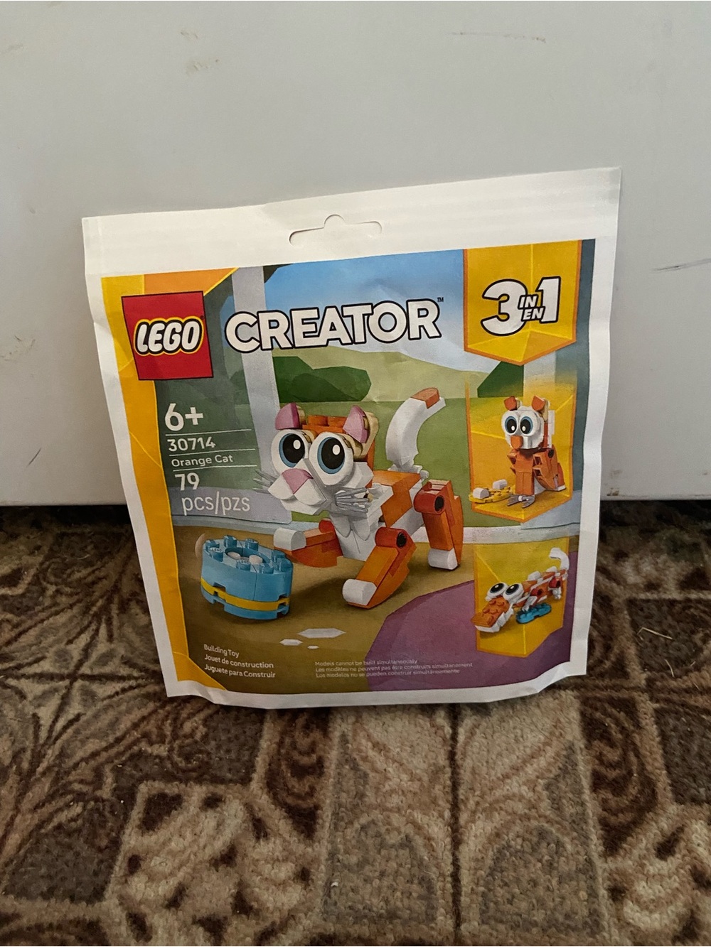 LEGO Creator Orange Cat 3-in-1 Poly Bag Set